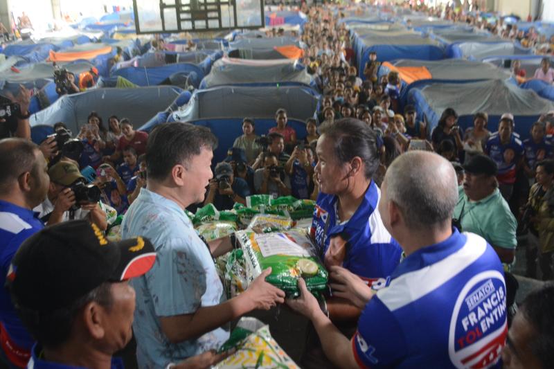 RELIEF OPERATION TO FIRE VICTIMS
