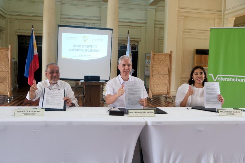 Veterans Bank Signs MOA with PGNO, Paynamics for Online Payment Facility of Government-Owned Tourism
