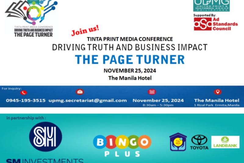 TINTA PRINT MEDIA CONFERENCE 2024