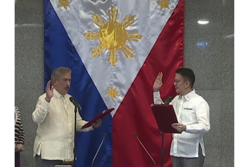 SENADO MULING NAGREGODON, SOTTO BAGONG SENATE PRESIDENT